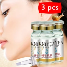 3 шт./лот, сыворотка улитки против морщин, лифтинг, гиалуроновая кислота, жидкая, отбеливающая, Омолаживающая, против старения, эссенция, уход за лицом