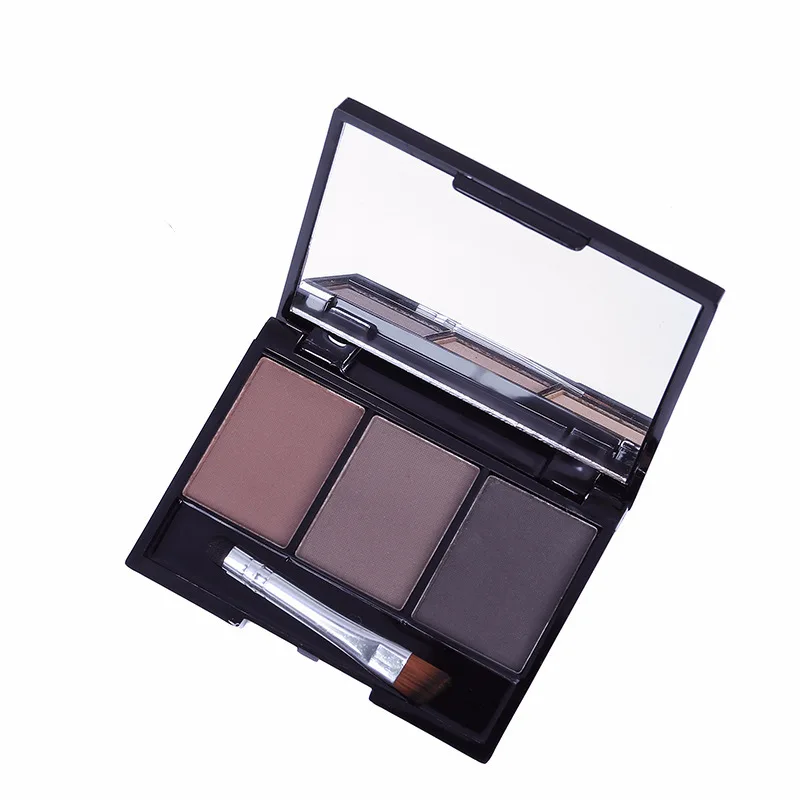 gifts for women3 Colors Eyebrow Powder Palette Waterproof Shade For Eyebrows Enhancer Cosmetic Brush Mirror Box Makeup Tools Set