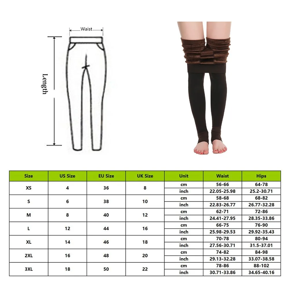 leggings 2021 Winter Warm Leggings Women High Waist Girl Casual Leggins Thicken Push Up Elasticity Leggings for Women yoga pants