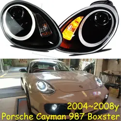 2004 ~ 2008 автомобиля bupmer головного света для Porsche Cayman фар 987 Boxster автомобильные аксессуары светодиодный HID ксенон, противотуманная для доллар