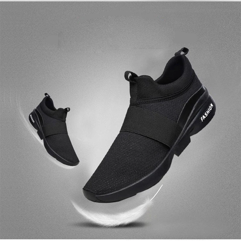

2019 spring and autumn new men's shoes low to help men's fashion breathable comfortable men's casual running shoes