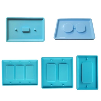 

Crystal Epoxy Resin Mold Switch Socket Panel Silicone Mould DIY Crafts Decoration Making Tools