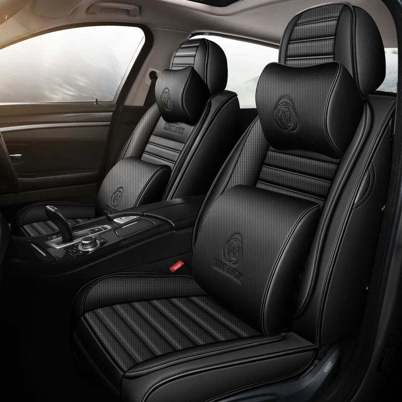 Full Coverage Eco leather auto seats covers PU Leather Car Seat Covers