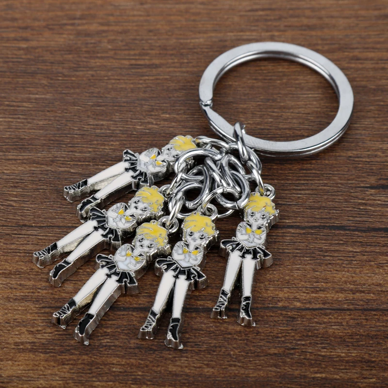 Metal Keychain Cartoon Figure Key chain Keyrings Anime Tsukino Usagi Pendant Keyring Toy Gift for Women Car Keychains | Украшения и