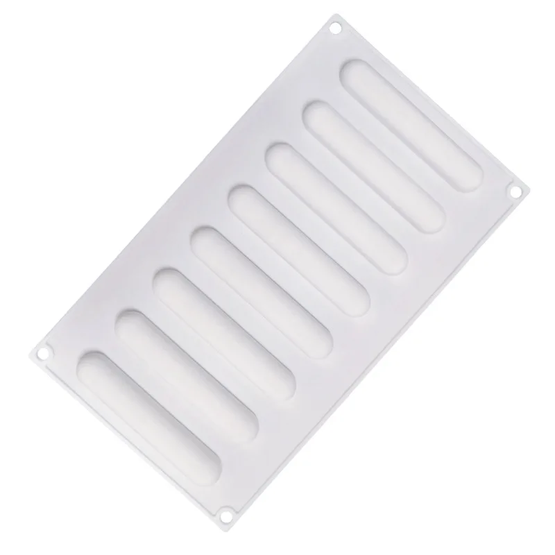 SHENHONG 8 отверстий овальные пирожные украшения десертная силиконовая форма для торта, кондитерских изделий для выпечки тарталетка форма для Мусса шоколадная сковорода