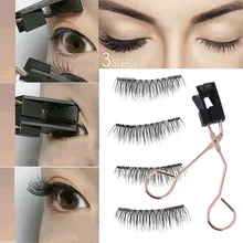 Ensemble de faux cils magnétiques doux Quantum, avec outil de recourbe-cils magnétique, imperméable, facile à utiliser, Extension, nouveau