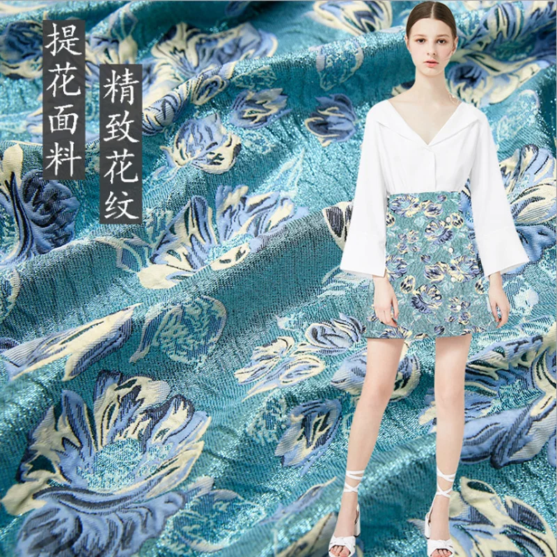 Горячая Распродажа, 5 ярдов парчовая ткань, дамасский жаккард, американский стиль, обивка костюма, мебель, занавески, сделай сам, материал одежды, ткань