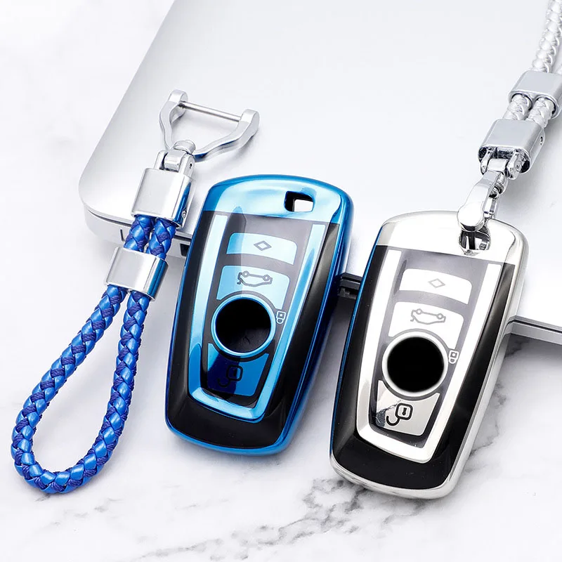 

Soft TPU car key case key cover For BMW 1 2 3 4 5 6 7 Series X1 X3 X4 X5 X6 F30 F34 F10 F07 F20 G30 F15 F16 remote Car Styling