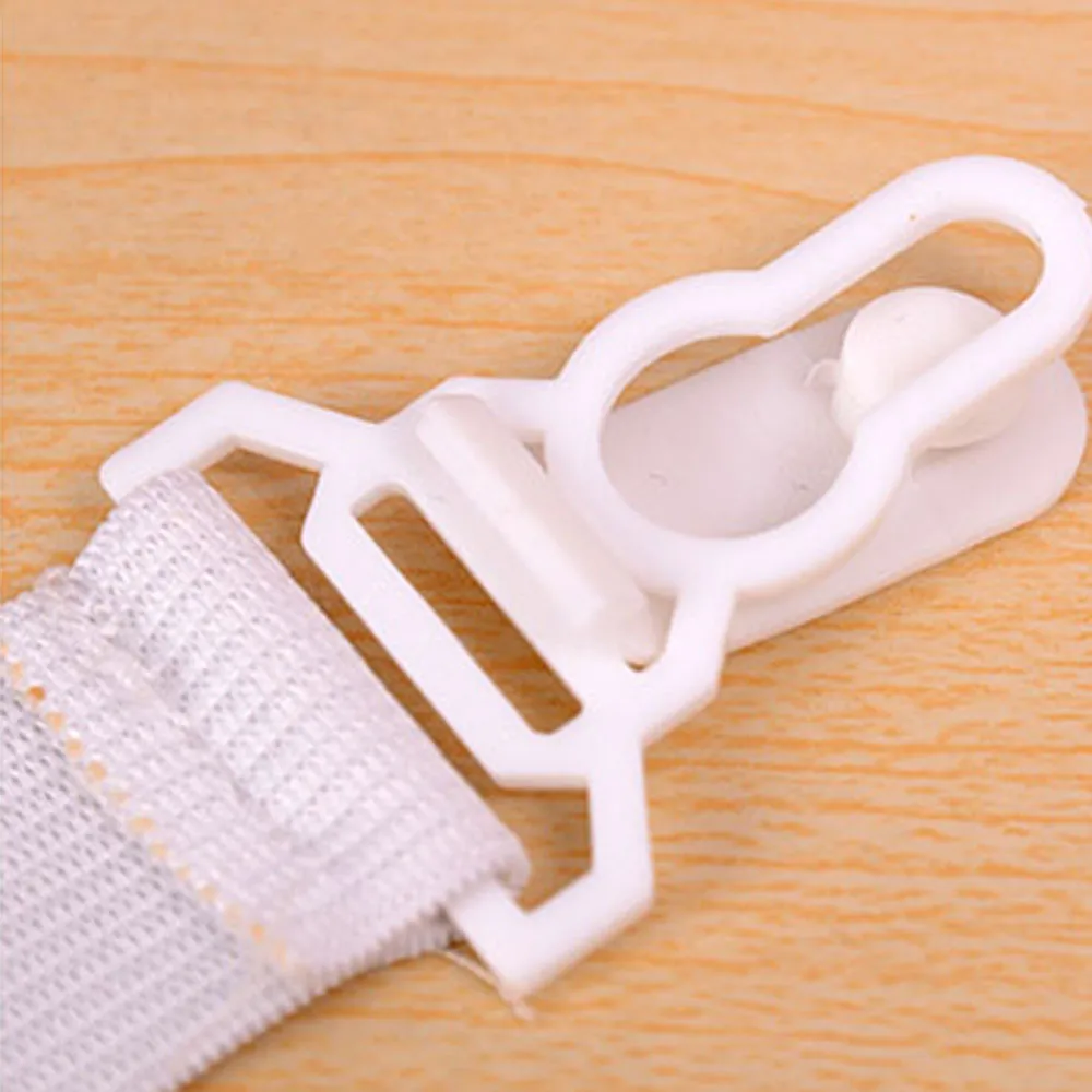 4Pcs/Set Bed Sheet Clip Bed sheet Belt Fastener Mattress Elastic Non-slip Clip Blanket Gripper White