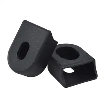 

HiMISS 1 Pair Silicone Wear-Resistant Dental Plate Crank Protection Sleeve Arm Boots Protectors for Mountain Bike Silicone