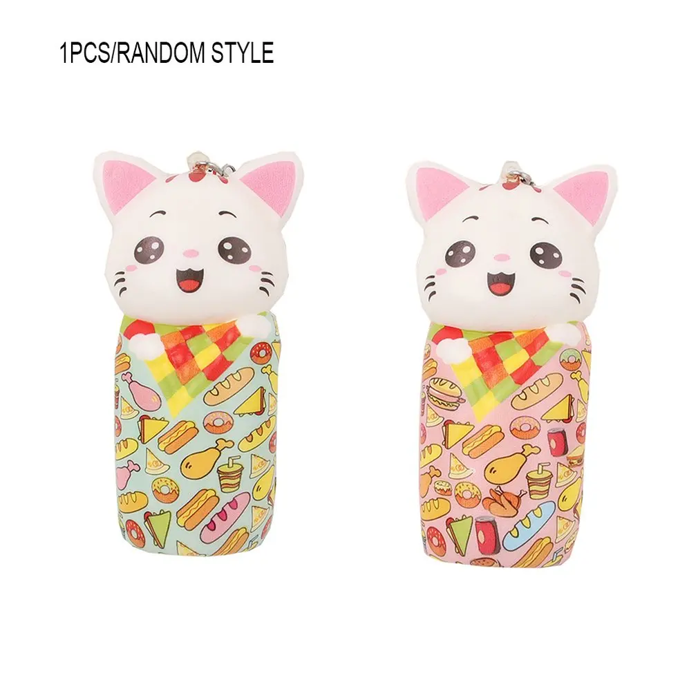 

Simulated Cartoon Colorful Paper-cut Kitten Toy Decoration Slow Rebound Decompression Toy Foam Relaxed Toy Cake Sample Model