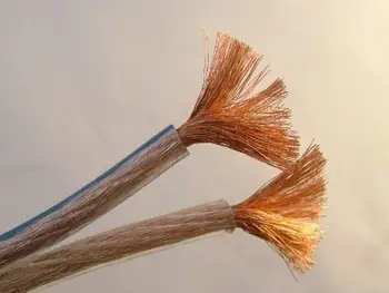 

2.5mm2 10mm2 16mm2 25mm2 transparent copper braided wire copper stranded copper braided wire audio cable 1 meter for sale