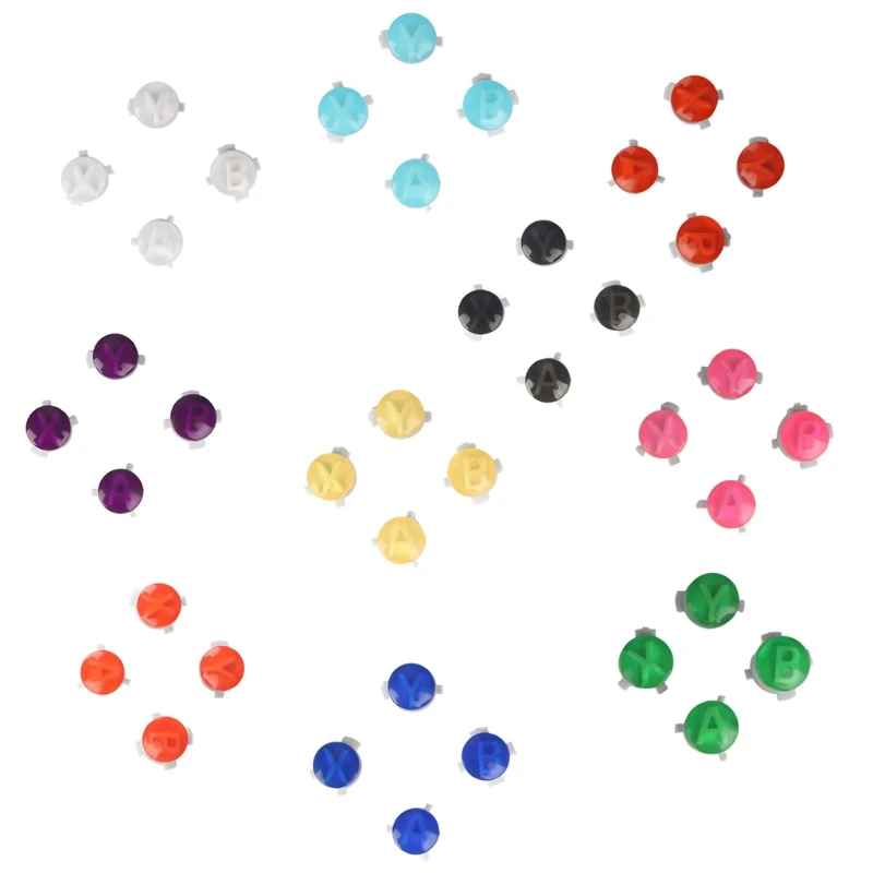 For X box One Controller ABXY Buttons Mod Kit BOX Slim Elite Gamepads 10 Colors Transparent Repair Part | Электроника