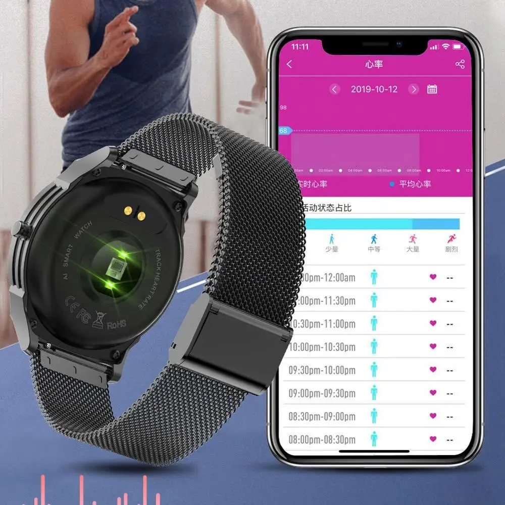 Full-screen Touch Smart Bracelet Continuous Health Monitoring Ip68 Waterproof Remote Control Camera Step Smart Band