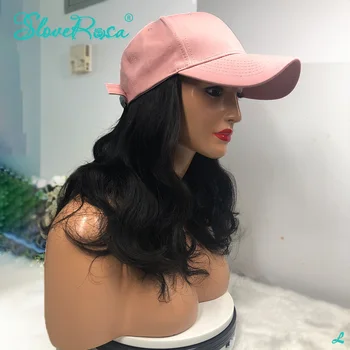 

180% Density Human Hair Wigs Body Wave Full Machine Made For Black Women With Hat Brazilian Remy Hair With Straps Slove Rosa
