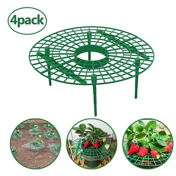 

4Pack Strawberry Gg Supports Stand Plant Climbing Vine Pillar Keeping Fruit Elevated to Avoid Ground Rot