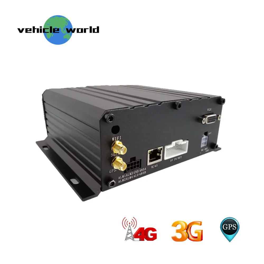 Trailer Truck School Bus Taxi Vehicle Car HDD SD Card 4CH AHD 1080P Mobile DVR built in GPS 4G | Безопасность и защита