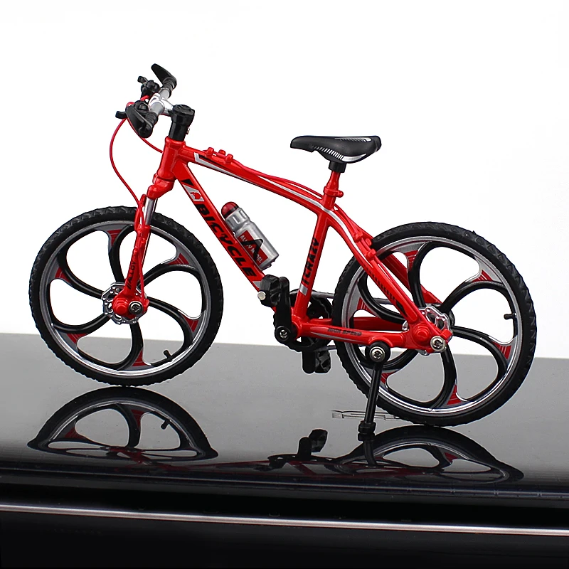 

CoCuKi 1:10 Creative Diecast Bicycle Model Toys Mini Racing Cycle Cross Mountain Bike Building Gift Decor - Style 1