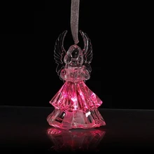 Новое поступление прекрасный в форме ангела многоцветный светодиодный ночник фонарик, рождественский подарок для детей