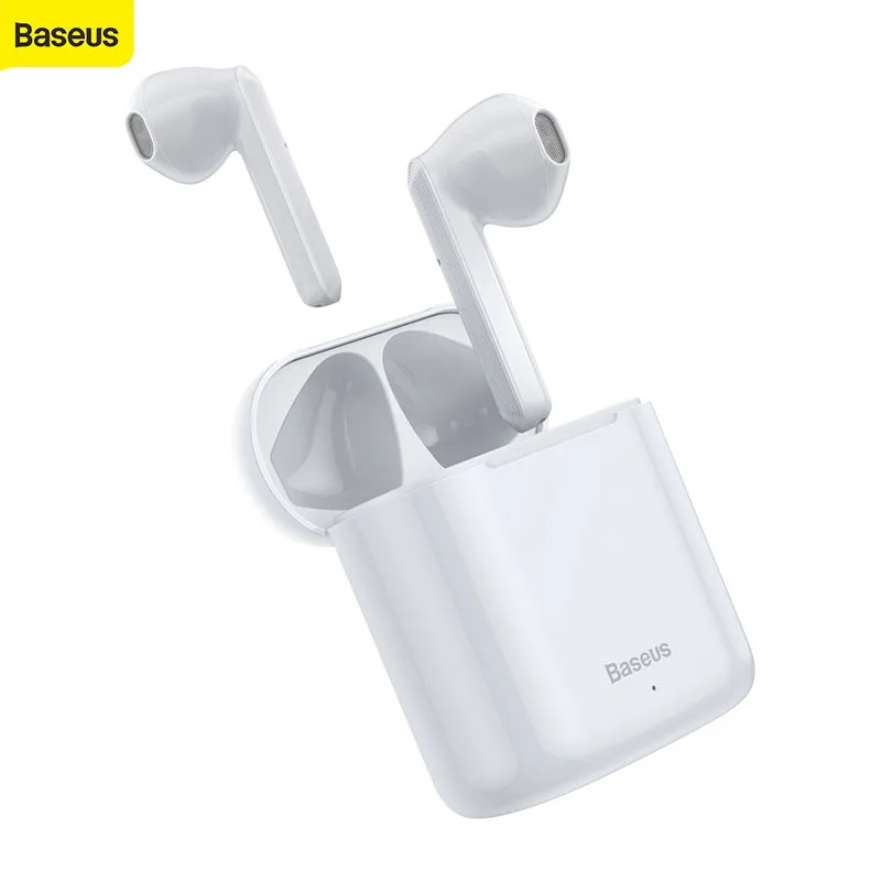 Baseus W04 W09 TWS Bluetooth Earphone 5.0 Headphone Mini Earbuds With Charging Box Stereo