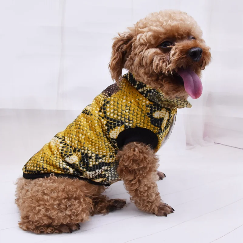 Новая одежда для собак зимние теплые куртки для собак щенка чихуахуа одежда толстовки для маленького среднего щенок йоркширского терьера