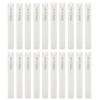 

50Pcs / Lot 5Ml Empty Transparent Plastic Spray Bottle Makeup Perfume Atomizer Refillable Bottle
