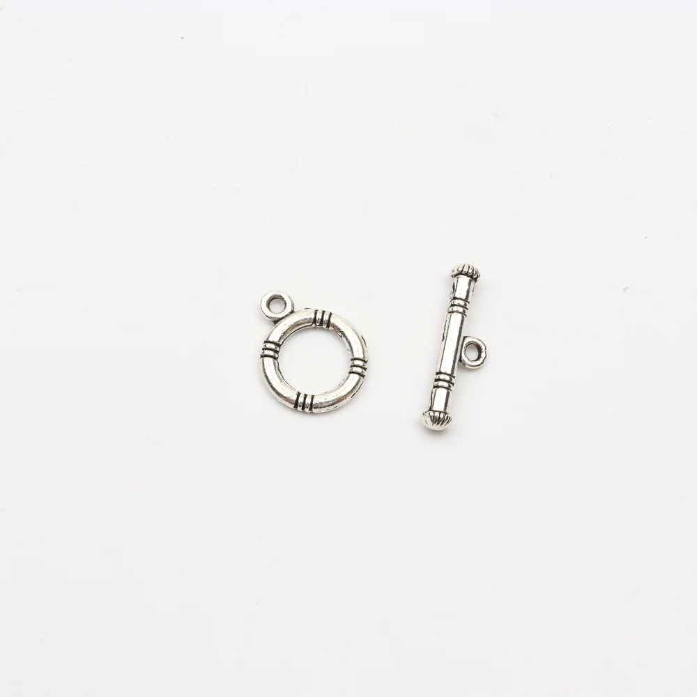 18 Arten gemischter Antik-Silber-Metallarmband-Verbindungs-Haken-OT-Verschlüsse für die Schmuckherstellung, DIY-Zubehör, Großhandelslieferung – Detail 7
