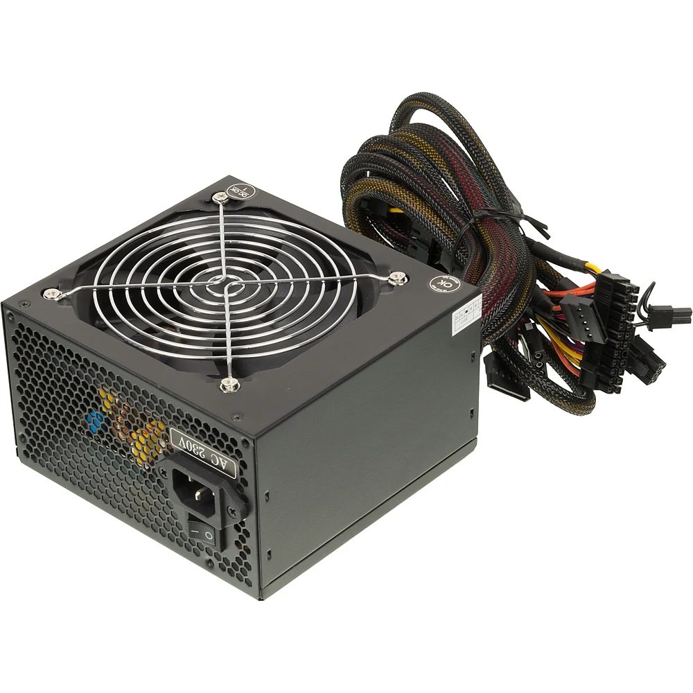Блок питания Hipro ATX 500W HPC500W-Active 80+ bronze(24+4+4pin) APFC 120mm fan 4xSATA RTL