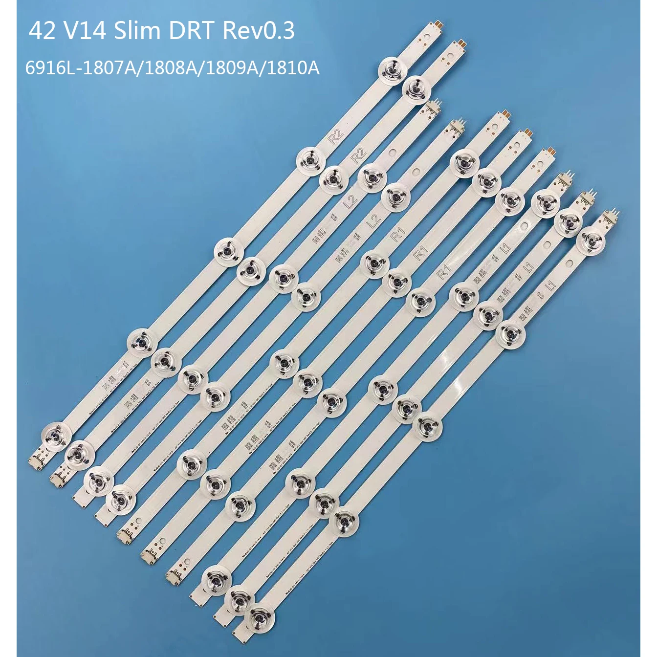 Striscia Led Per Panasonic Tx-42As750E Tx-42Asw654 Tx-42Asw754 6916L-1807A 1808A 1809A 1810A 42 "V14 Slim Drt R1 L1 R2 L2