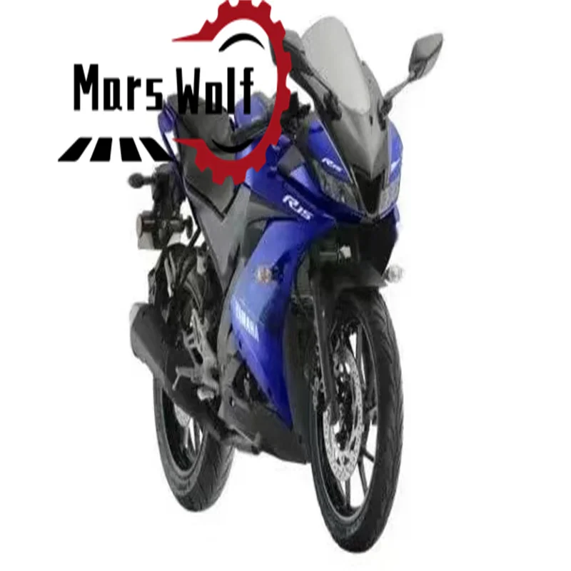 Motorcycle Double Bubble Sport Windshield WindScreen Deflector Visor Viser For YAMAHA YZF R15 V3.0 2017-2021 YZF-R15 V3