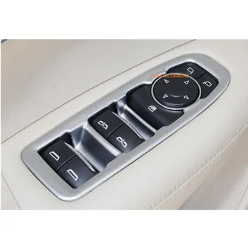 

Car ABS inner door Window glass switch lift button armrest handrail panel cover trim frame hood for Cadillac XT5 2017 2018 2019