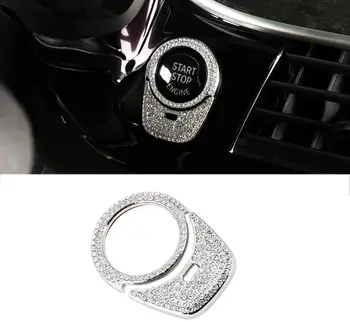 

Bling Crystal Engine Button Caps for BMW Accessories Parts Start Stop Covers Decal 5 6 7 Series X3 X4 G30 G31 F13 G11 G12 G01