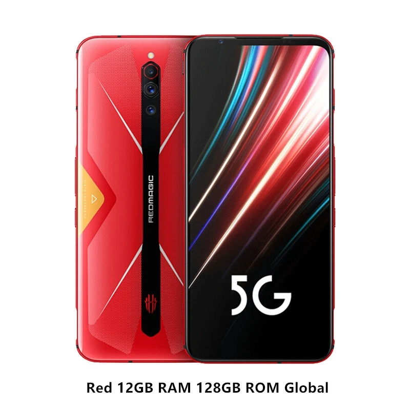 Global version Nubia Red Magic 5G 6.65" AMOLED 1080x2340 Snapdragon 865 Smartphone 4500mAh NFC 64MP 55W fast charge MobilePhone 8gb ram ddr4 8GB RAM