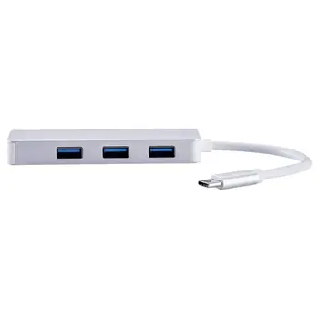 

USB-C to 3-Port USB 3.0 Convertor Splitter Aluminum Case Card Reader