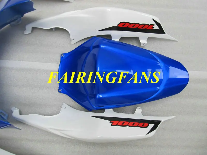 Литьевая форма обтекателя кузова для GSXR1000 07 08 GSX-R GSXR 1000 K7 2007 2008 Белый Синий Обтекатели+ подарки SK22