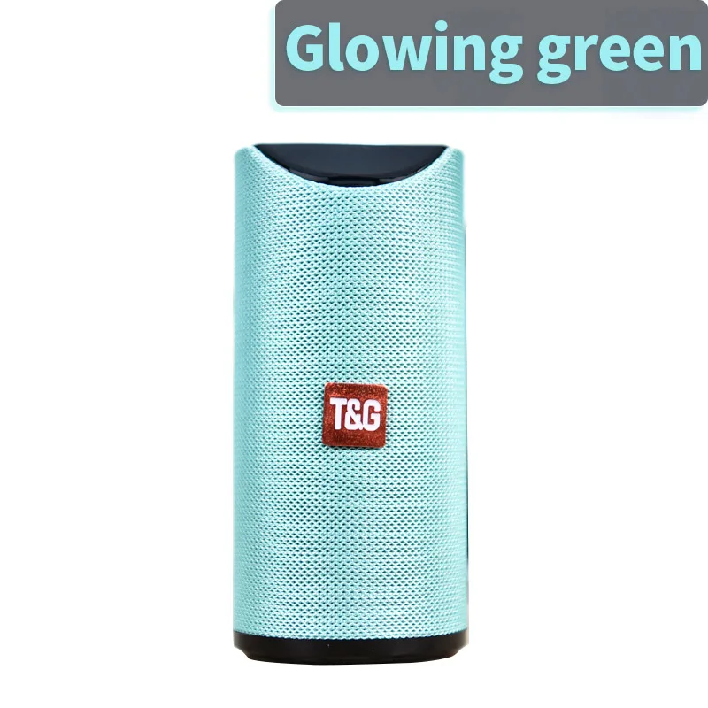 Glowing green