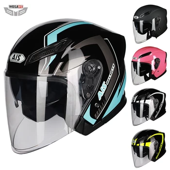 

WOSAWE Helmet Motorcycle cover Open Face Motorcycle Helmet Moto Helmets Motorbiker Scooter Riding Full Face Helmet
