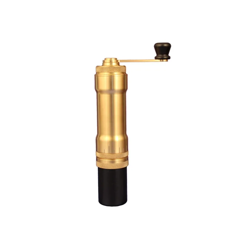  Mini Pure Copper Manual Coffee Mill Ultra-high Quality Machining Accuracy 0.01mm Handmade Coffee Be - 4000580949382