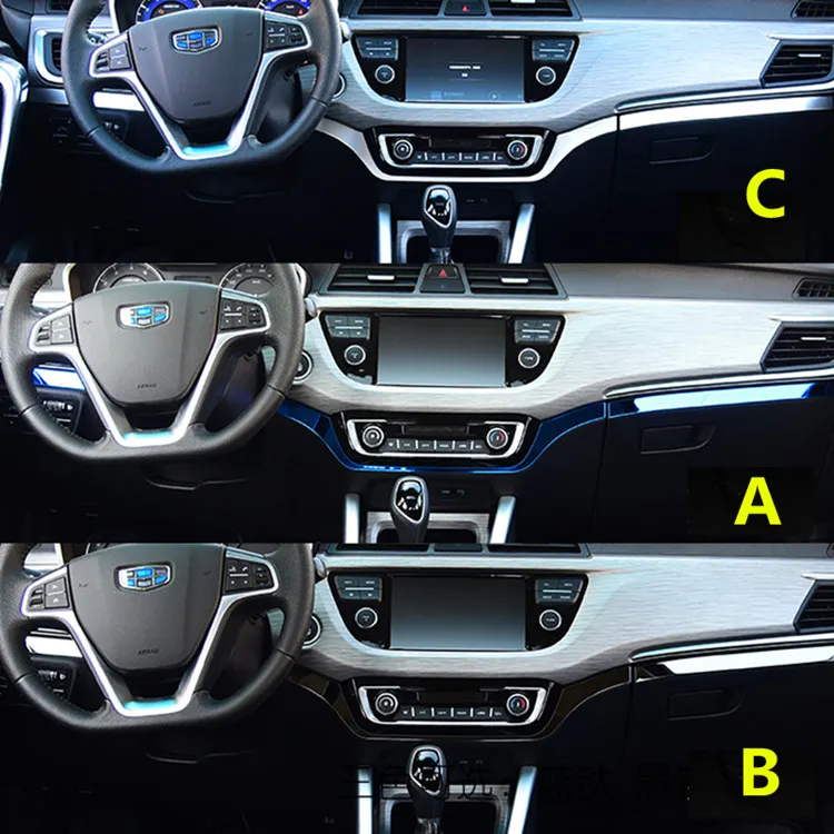 Для Geely Emgrand X3, GX3, автомобильная наклейка на приборную панель