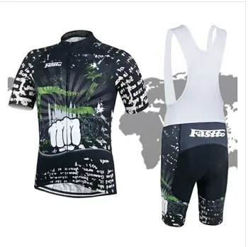 

2015 Fastto Ciclismo Jersey de acolchado pantalones cortos babero Shorts Ropa Ciclismo Bicicletas ciclismo maillot