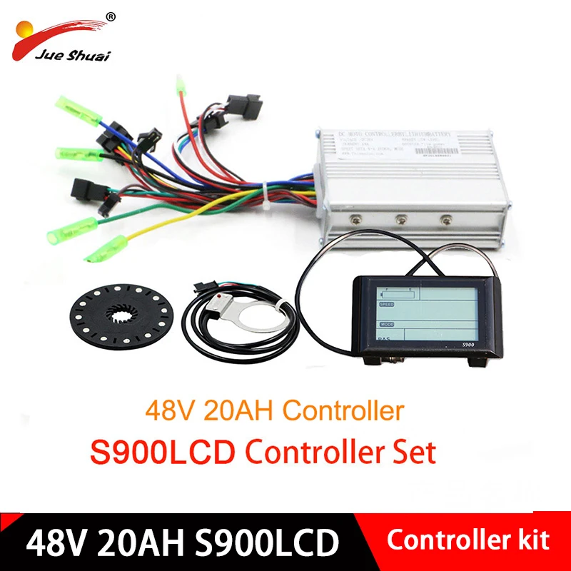 

48V 20A Controller S900LCD Controller Set With Big Screen Display CE PAS Waterproof Electric Bike Controller Kit Accessories