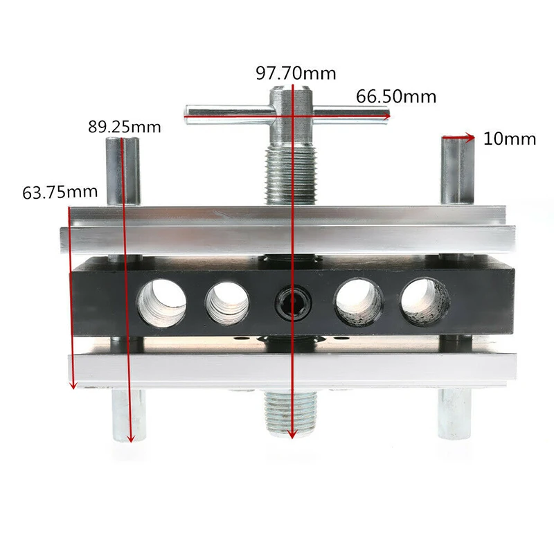 

Woodworking Doweling Jig Tool Metal Drill Dowel Hole Self Centering Locator Set
