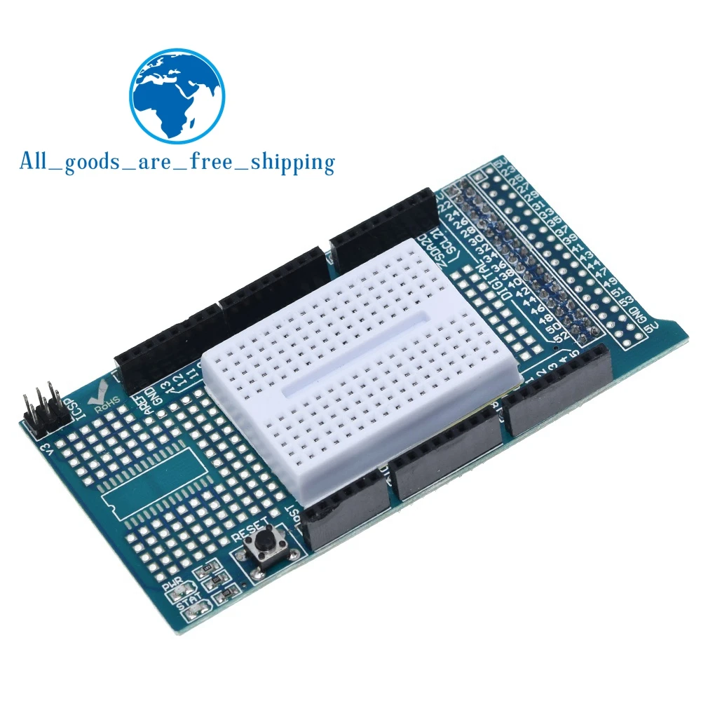 Mini PCB Breadboard 170 Tie Point for Arduino MEGA Proto Prototype Shield V3.0 V3 Expansion Development Board 