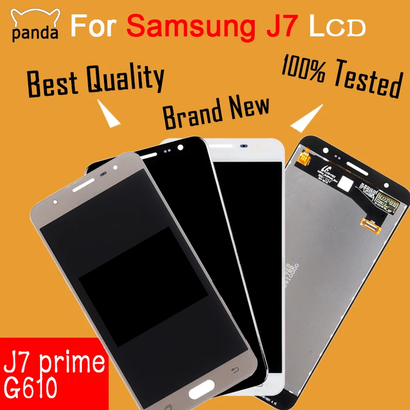 

1Pcs G610 Lcd For Samsung Galaxy J7 Prime Display G610K G610L G610S Lcd With Touch Panel Glass Screen Digitizer Assembly