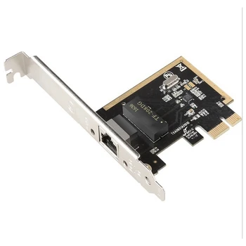 

PCI Express Network Adapter 10/100/1000M Gigabit Lan Card with Realtek RTL8111H PCIe 1X Ethernet Card for Desktop PC