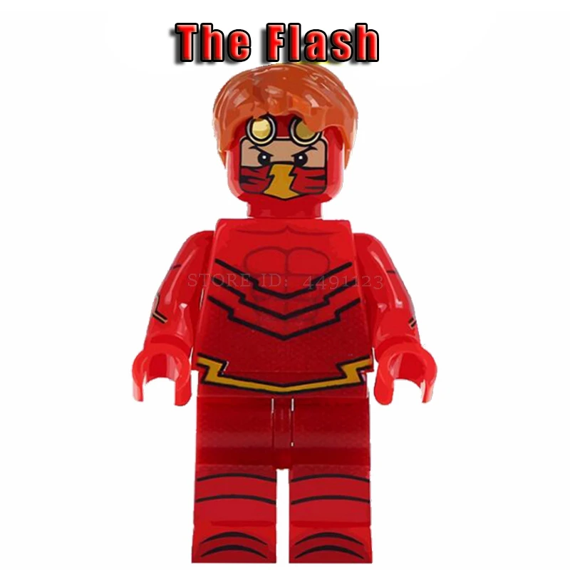 The Flash Набор вспышек DC фигурки фильмов черная обратная вспышка Джокер Бэтмен Mera Arthur строительные блоки кирпичи игрушки Marvel Мстители Халк игрушка - Цвет: The Flash