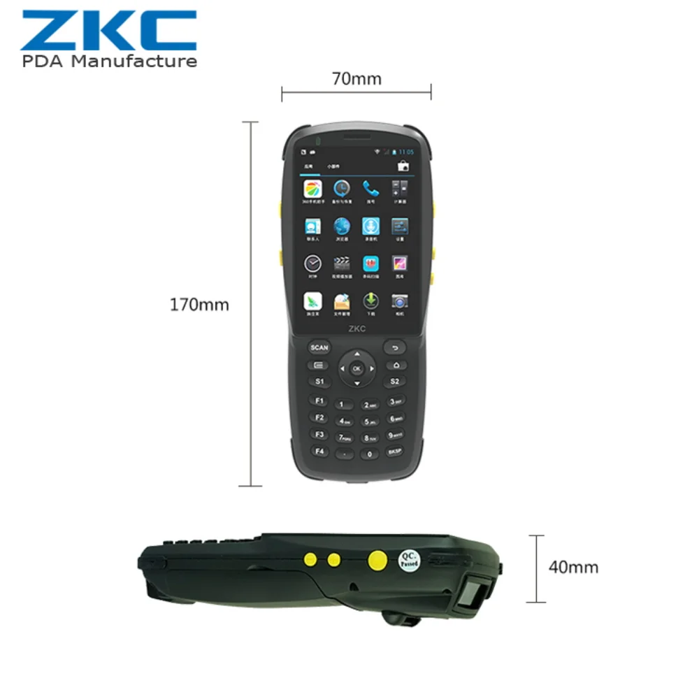 Новейший профессиональный сканер штрих-кодов PDA Android WiFi/3g/NFC/RFID