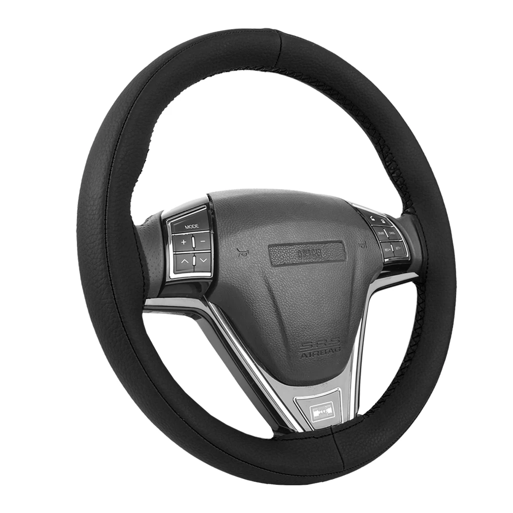 3D чехол рулевого колеса автомобиля Универсальный/DIY Авто Руль оплетка кожаный руль защита автомобильного интерьера