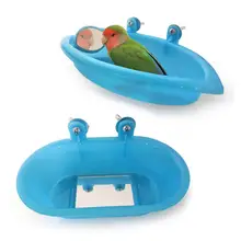 Птичье зеркало для ванной игрушка с зеркалом Ванна фиксируемое игрушечное зеркало для будгеригар пион птица ванна