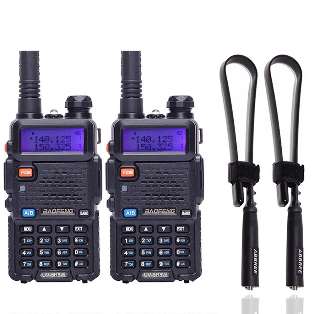 add tactical anten 2 шт. Baofeng UV-5R 8 Вт Высокая мощность ful walkie talkie 2 Way Радио 8 Вт cb портативное радио 10 км дальность pofung UV5R Охота - Цвет: add tactical anten